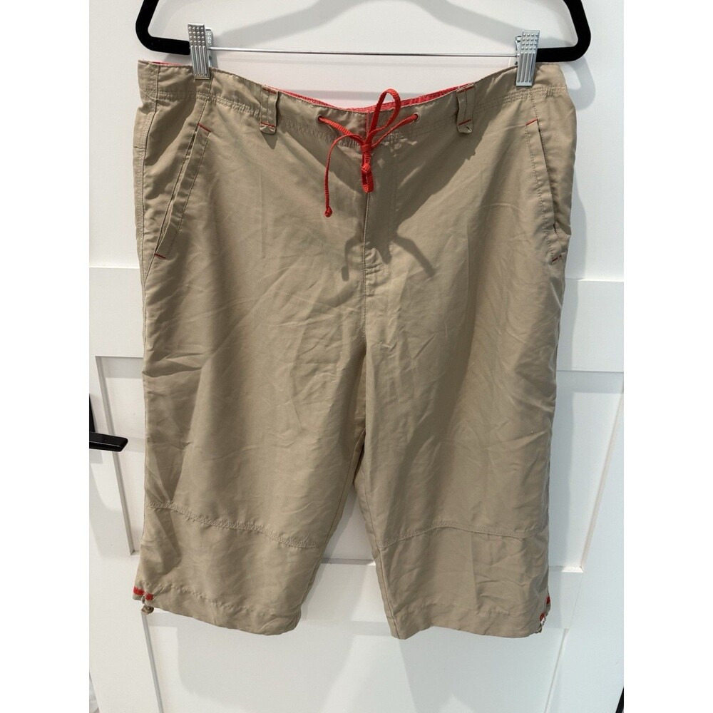 Catalina Women's  Capri pant shorts   Tan  Size large